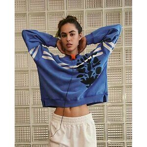 Free People All Star Buti Logo Pullover Womens L Boho Casual Activewear Sporty